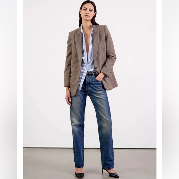 Nili Lotan Smith straight leg jeans in Debbie wash - Picture 2 of 8